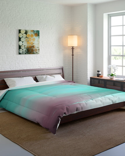 Green Sea Lavender Fog 104" × 88" Comforter