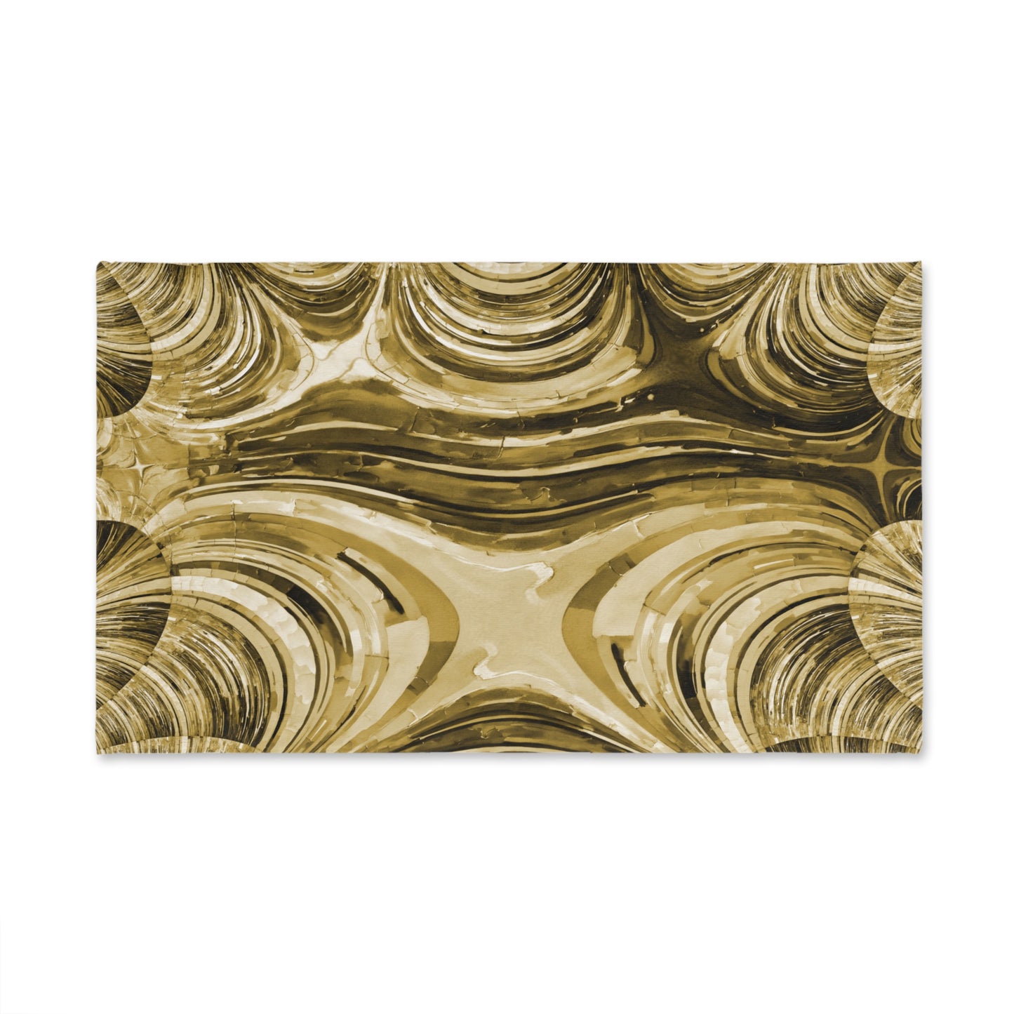 Uzi Spiral Light Brown Hand Towel, 16" x 28"