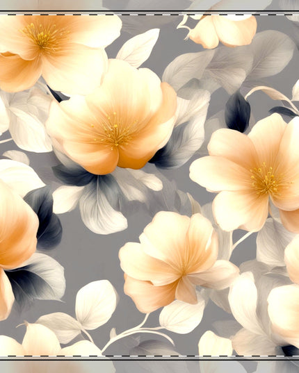 Soft Blossom Floral Bunch Cotton Twill Napkin, 22" x 22"