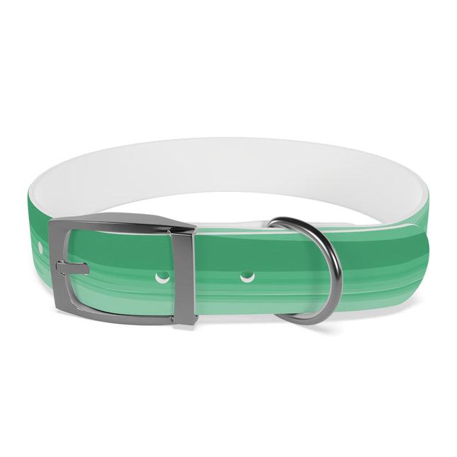 Mint Green Wavey Medium Dog Collar