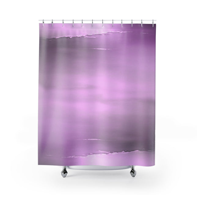 Dark Pink Sea Amethyst Fog Shower Curtains, 71" x 74"