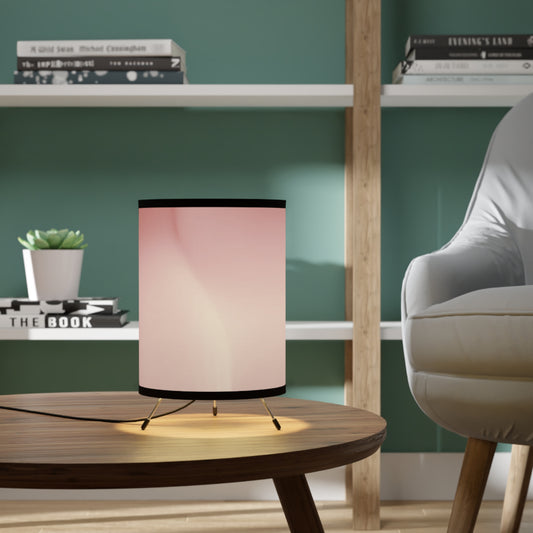Rose Red Fade Tripod Lamp with High-Res Printed Shade, US\CA plug