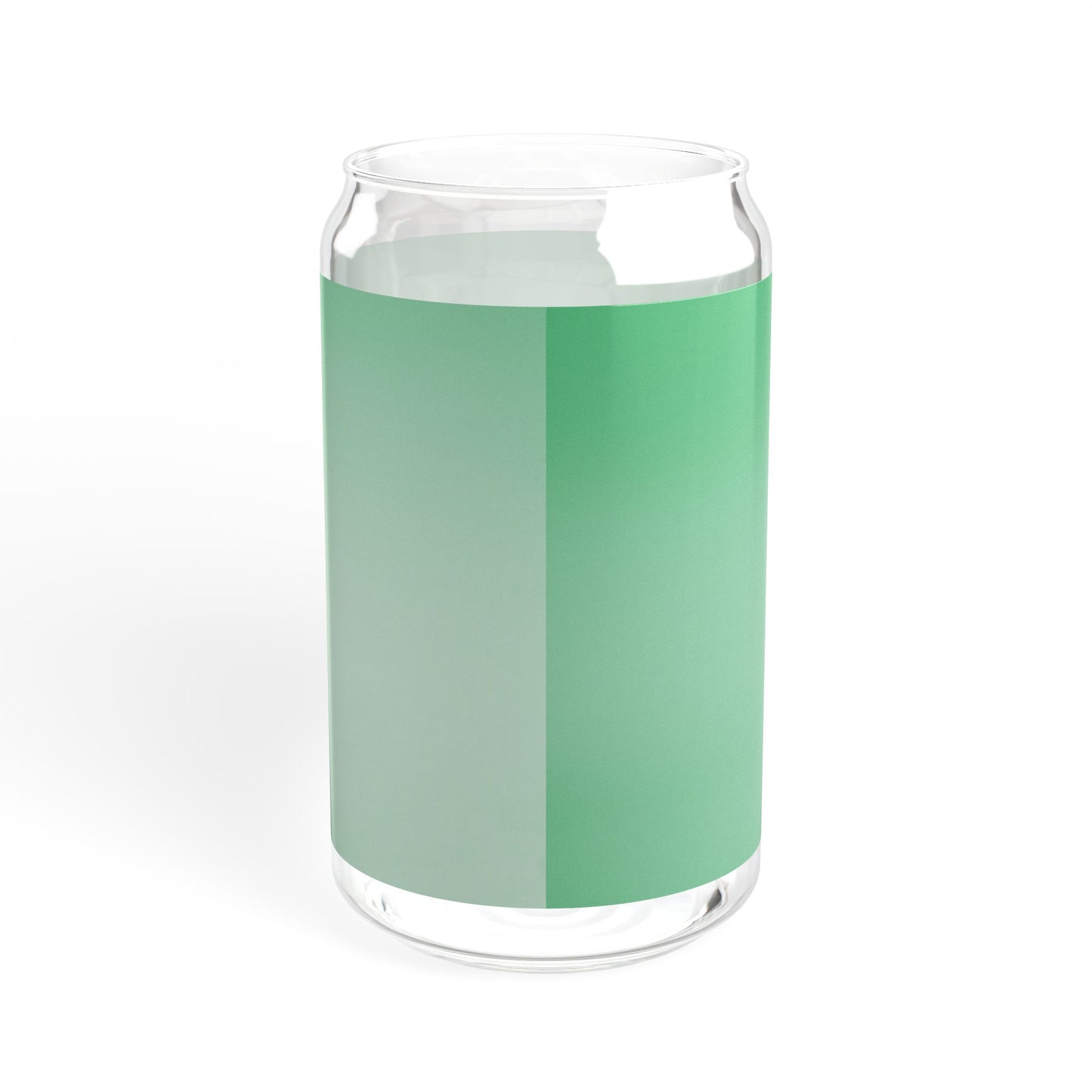 Mint Fade Sipper Glass, 16oz
