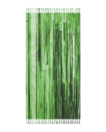 Striped Mint Pastel 38" × 81" Boho Beach Cloth