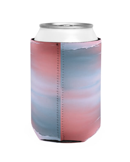 Gray Sea Pink Fog 12 oz Can Cooler Sleeve
