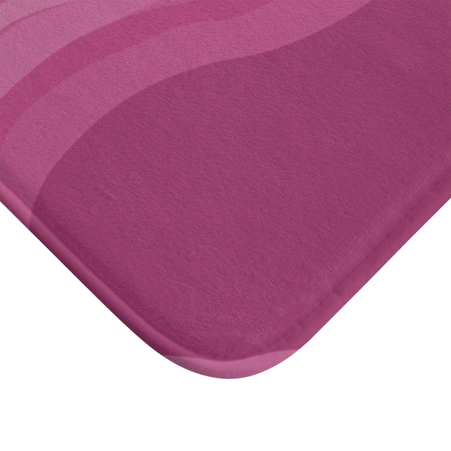 Pinky Mauve Wavey 34" x 21" Bath Mat