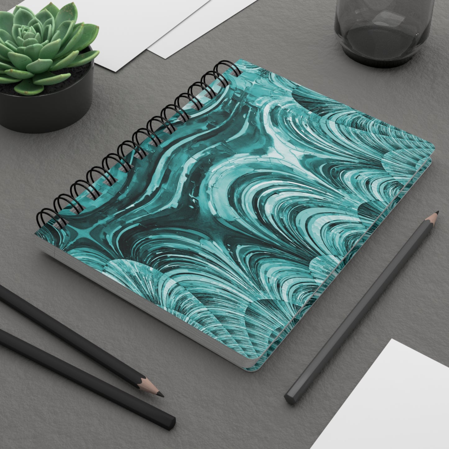 Uzi Spiral Tif Bound Journal, 5" x 7" 150 pages