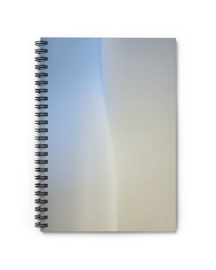 Cobalt Fade Wavey Spiral Notebook - Ruled Line, 6" x 8", 118 pages