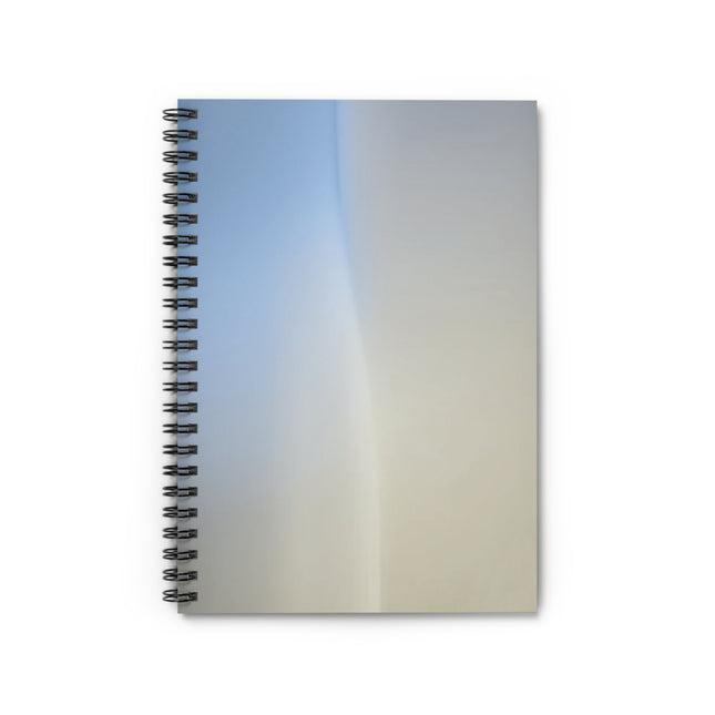 Cobalt Fade Wavey Spiral Notebook - Ruled Line, 6" x 8", 118 pages
