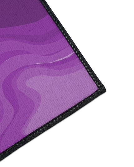 Wavey Purple Wavey 18" x 27" Heavy Duty Floor Mat