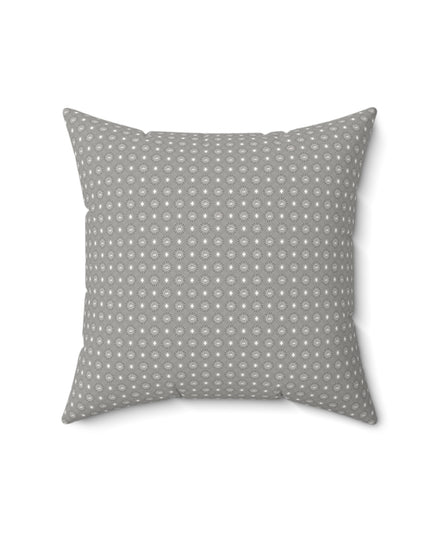 Desaturated Star-crossed Bodies Faux Suede Square Pillow, 16" x 16"
