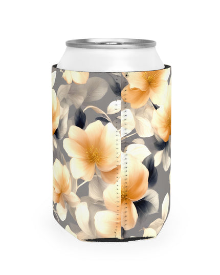 Soft Blossom Floral Bunch 12 oz Can Cooler Sleeve