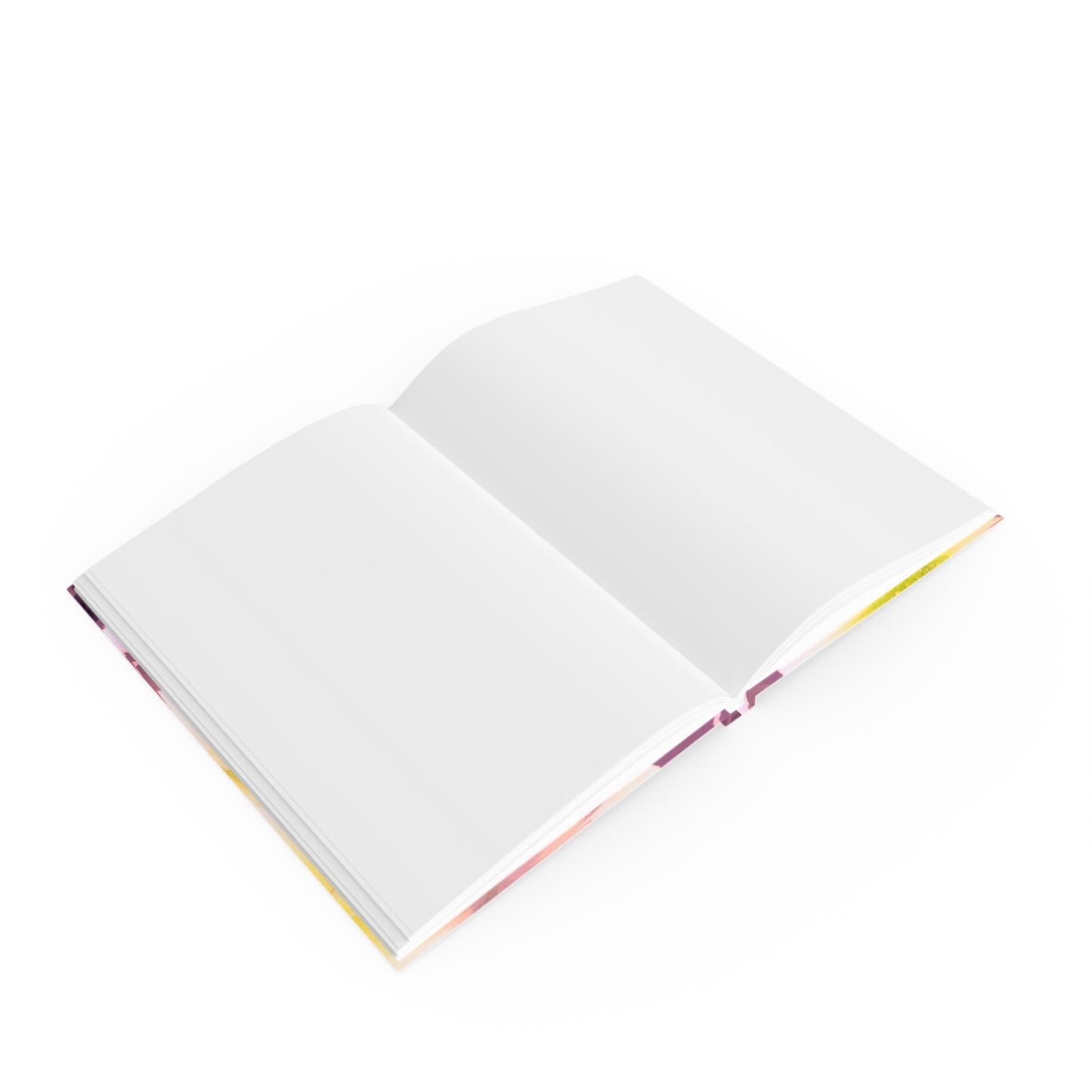 Lemon Blossom Floral Bunch Hard Backed Journal with 128 blank pages, 5.2" x 7.4"