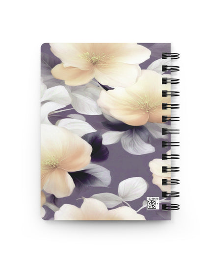 White Blush Floral Bunch Bound Journal, 5" x 7" 150 pages