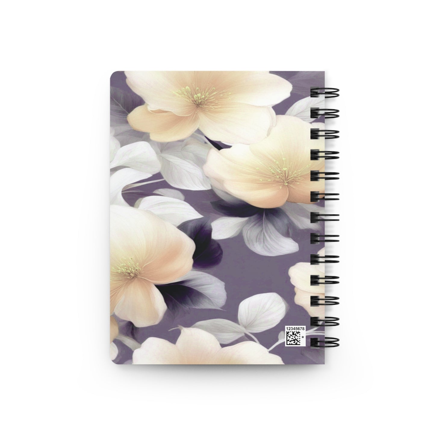 White Blush Floral Bunch Bound Journal, 5" x 7" 150 pages
