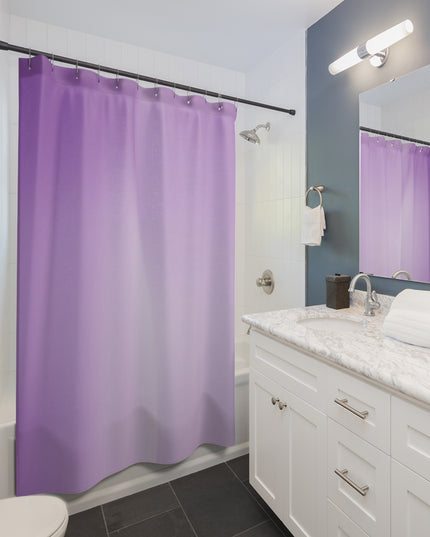 Soft Lavender Fade Shower Curtains, 71" x 74"
