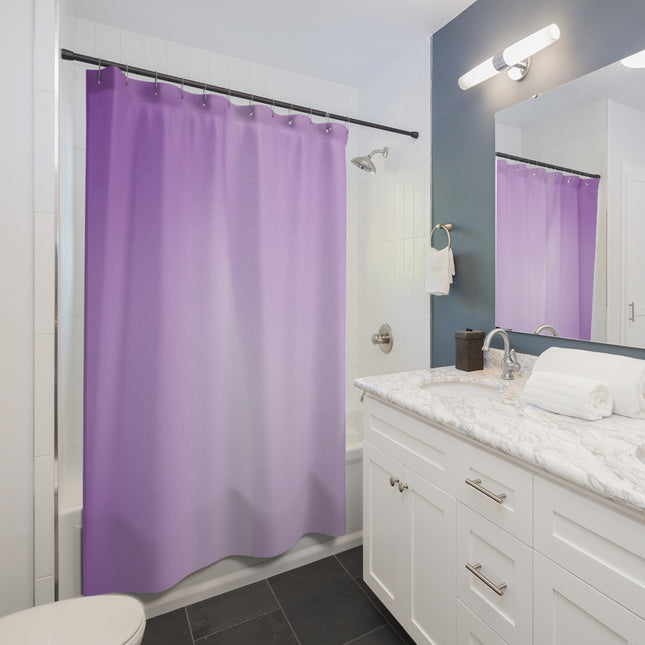Soft Lavender Fade Shower Curtains, 71" x 74"