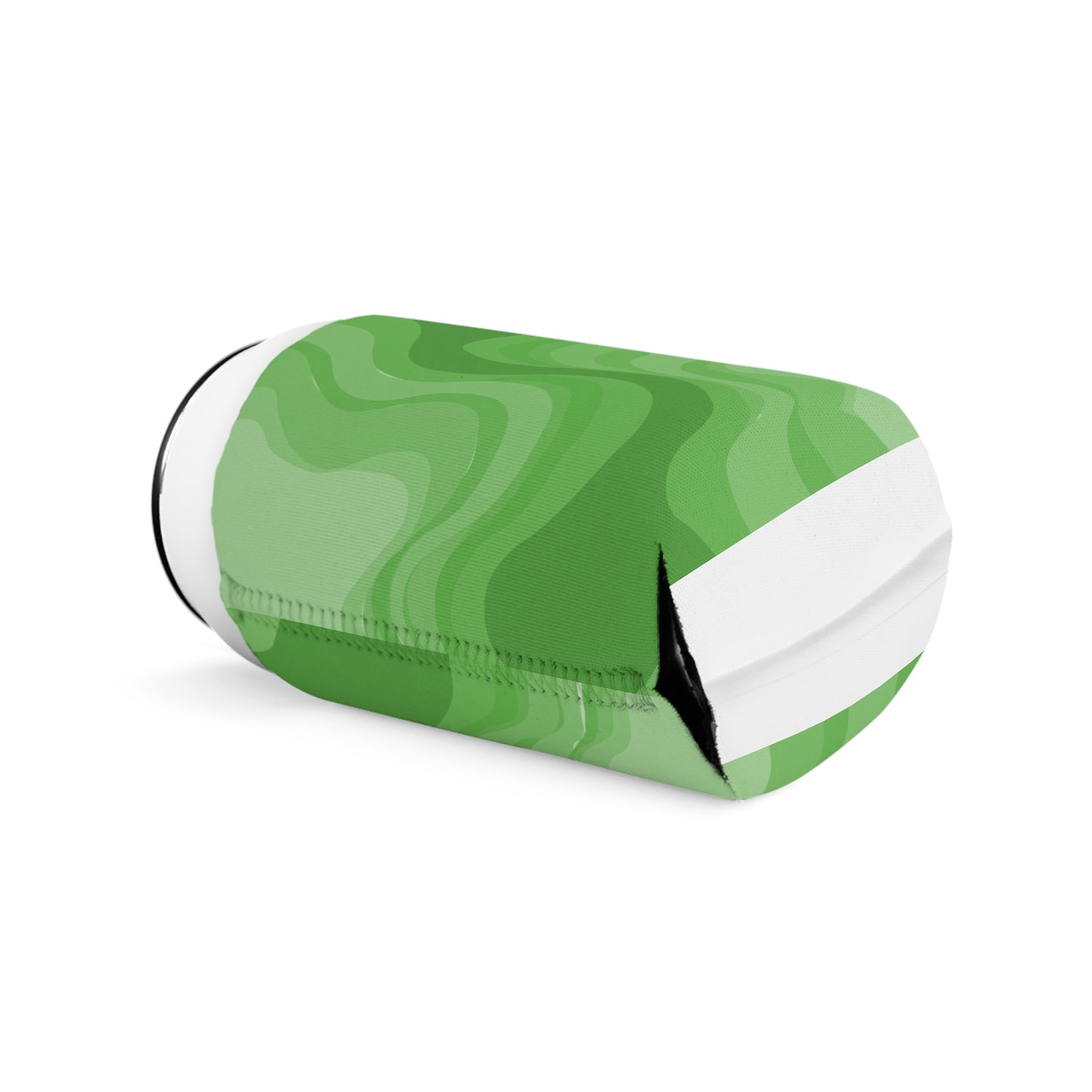 Greenie Meanie Wavey 12 oz Can Cooler Sleeve