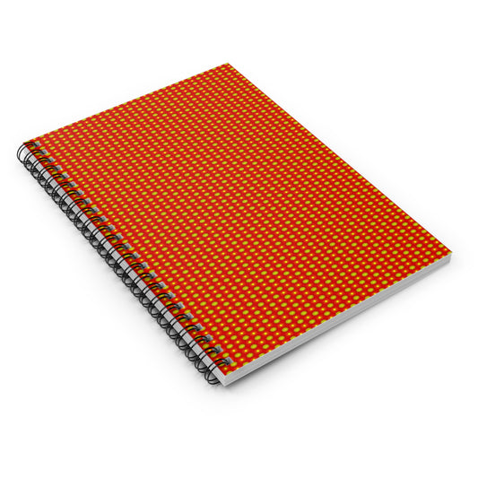 Late Evening Star-crossed Bodies Spiral Notebook - Ruled Line, 6" x 8", 118 pages