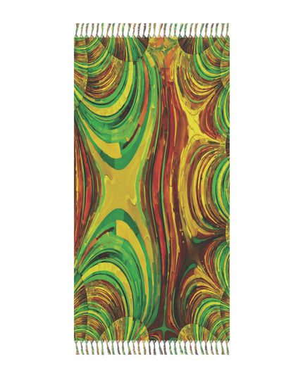 Uzi Spiral Beta 38" × 81" Boho Beach Cloth