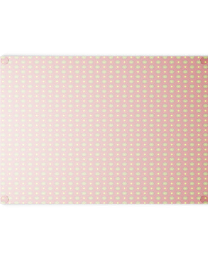 Late Evening Star-crossed Bodies Glass Cutting Board,  8" x 11"