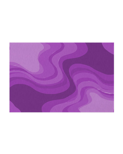 Wavey Purple Wavey 48" x 72" Outdoor Rug