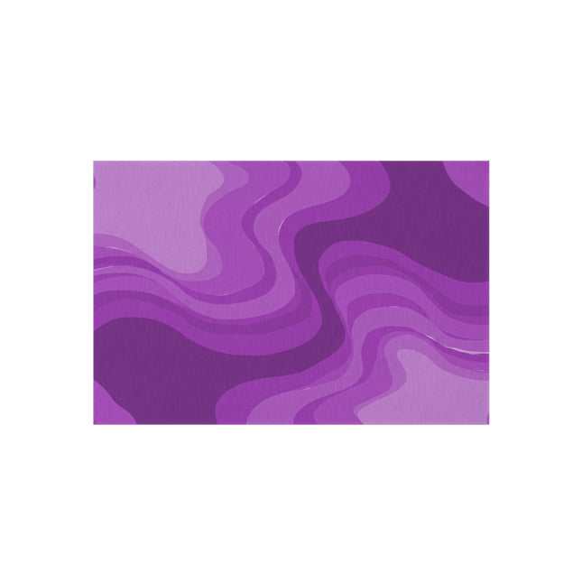 Wavey Purple Wavey 48" x 72" Outdoor Rug