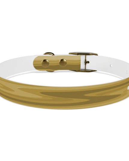 Brown Wavey Small Dog Collar