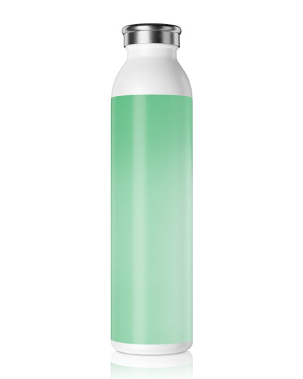 Mint Fade Slim Water Bottle, 20 oz White