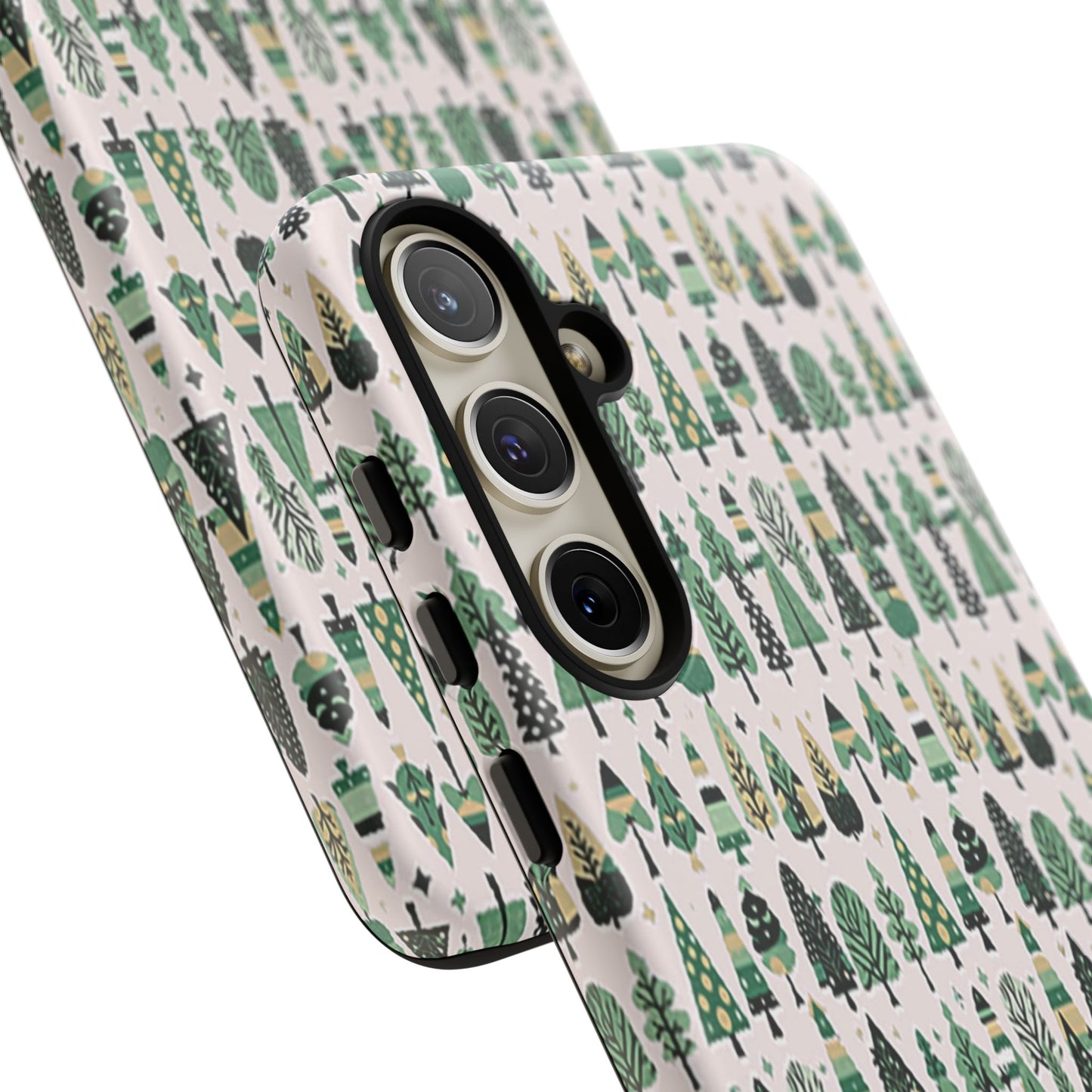 Mini Vintage Green Trees Samsung Galaxy S24 Plus Tough Cases