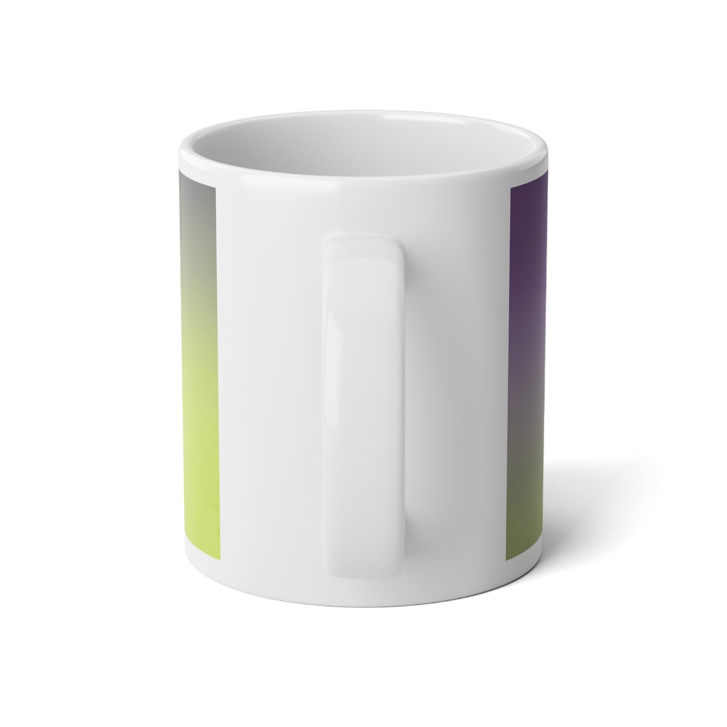 Purple Fade 20 oz White Glossy Jumbo Mug