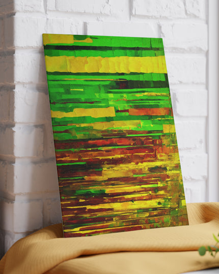 Striped Beta 8" x 11" Glass Cutting Board