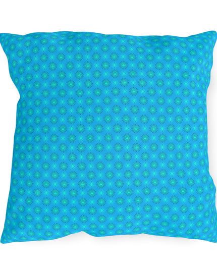 Light Blue Star-crossed Bodies 18" x 18" Outdoor Pillows