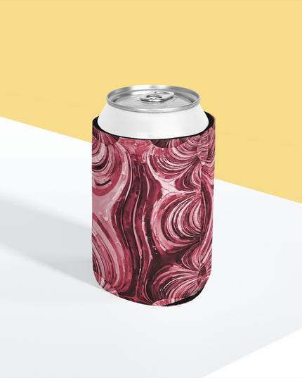 Uzi Spiral Ruby 12 oz Can Cooler Sleeve