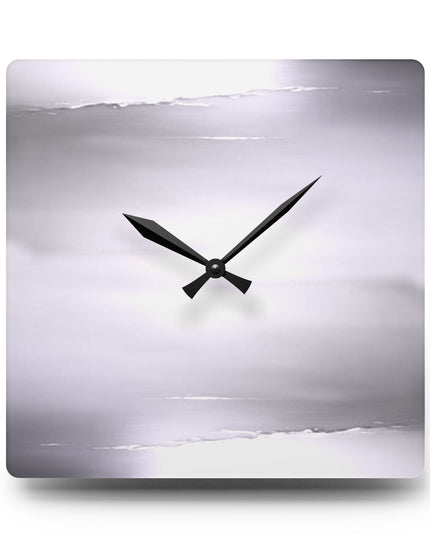 Sephia Sea Dark Fog Acrylic Wall Clock, Round or Square, 10.75" x 10.75"