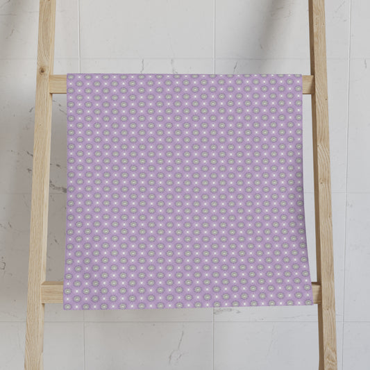 Lavender Star-crossed Bodies Hand Towel, 16" x 28"