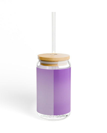 Soft Lavender Fade Sipper Glass, 16oz