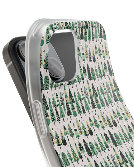 Mini Vintage Green Trees Iphone 15 Flexi Case
