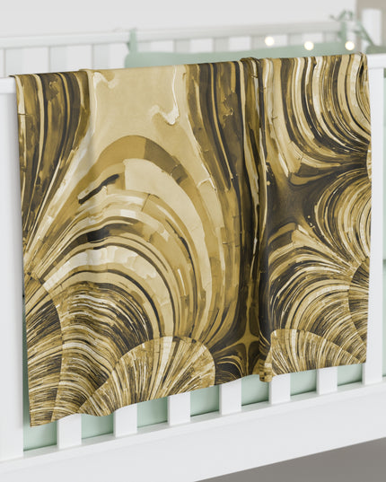 Uzi Spiral Light Brown Baby Swaddle 30″×40″ Blanket