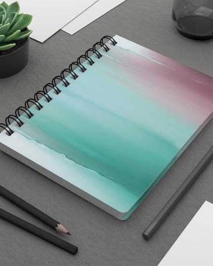 Green Sea Lavender Fog Spiral Bound Journal, 5" x 7" 150 pages
