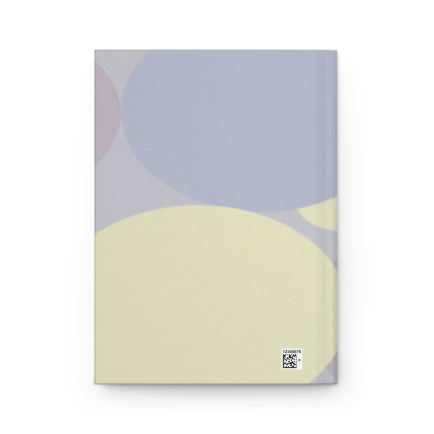 Pastel Soft Blue and Soft White Patches 5.75" x 8" Hardcover Journal Matte with 150 lined pages