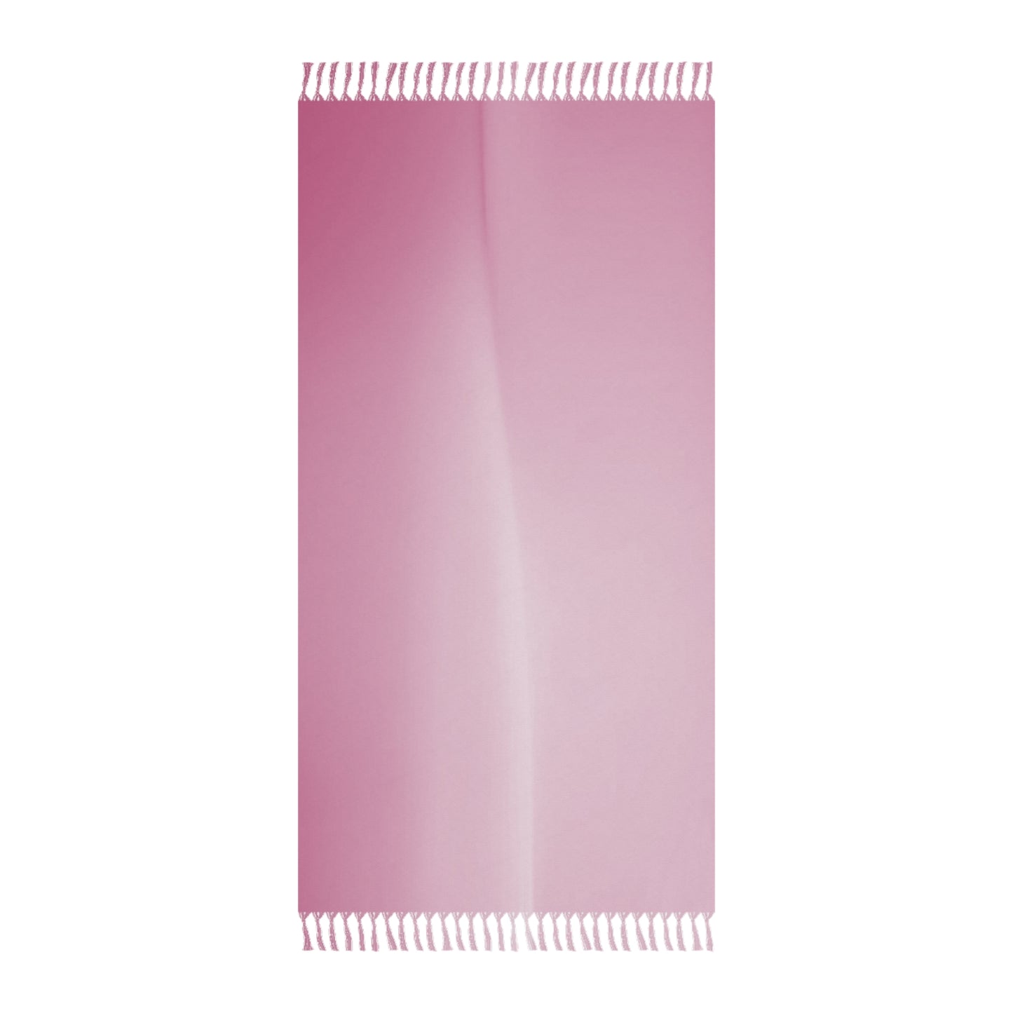 Pink Blush Fade 38" × 81" Boho Beach Cloth