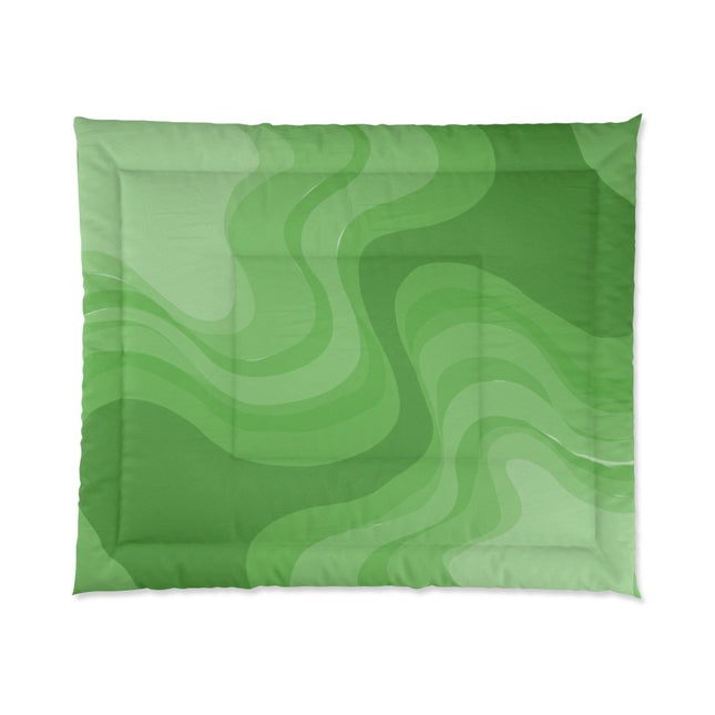 Greenie Meanie Wavey 104" × 88" Comforter