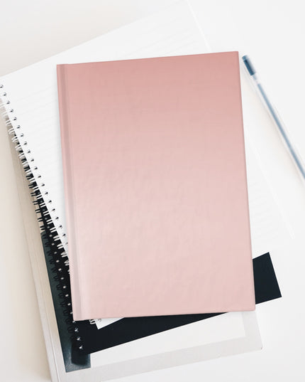 Rose Red Fade 5" x 7" Journal - 128 Blank pages