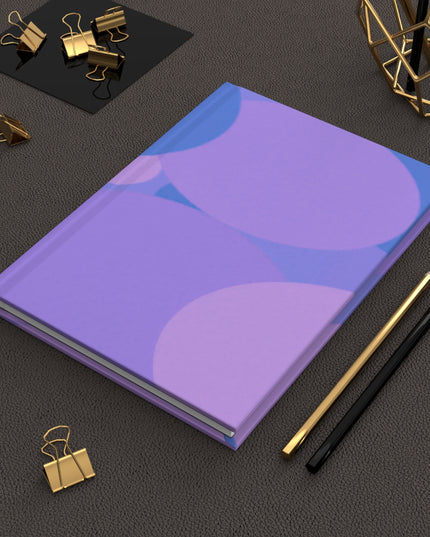 Pastel Purple Family Patches 5.75" x 8" Hardcover Journal Matte with 150 lined pages