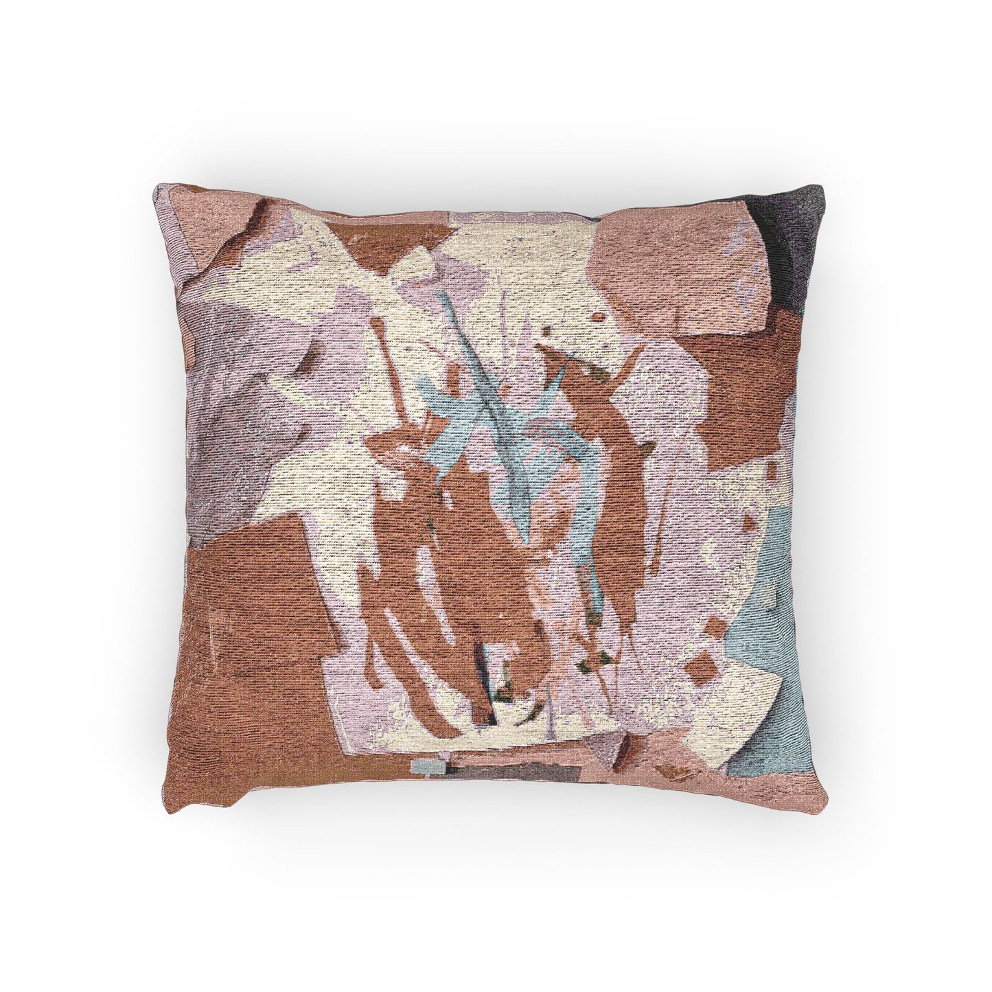 Vampire Chocolate Paper Paint Woven Pillow, 17" x 18"