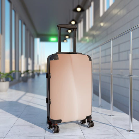 Soft Fade Fade Small Suitcase with built in lock, 4 double-wheels, telescopic handle, and ABS back hard-shell