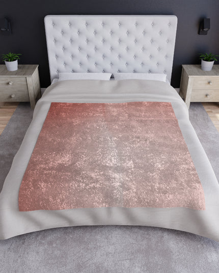 Rose Red Fade 50" x 60" Crushed Velvet Blanket