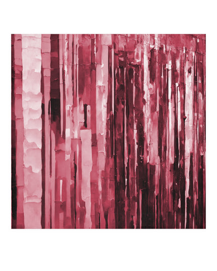 Striped Ruby Face Towel, 13" x 13"