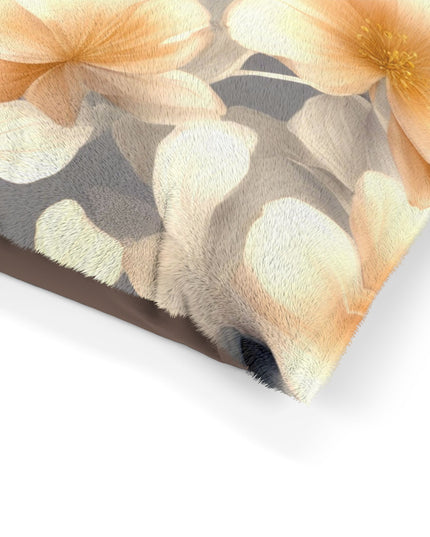 Soft Blossom Floral Bunch Pet Bed, 40" × 30"